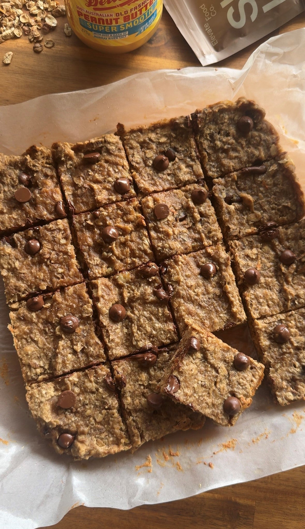 Banana &amp; Choc Chip Super Barley Bars

        &ndash; Elevate Food Co.