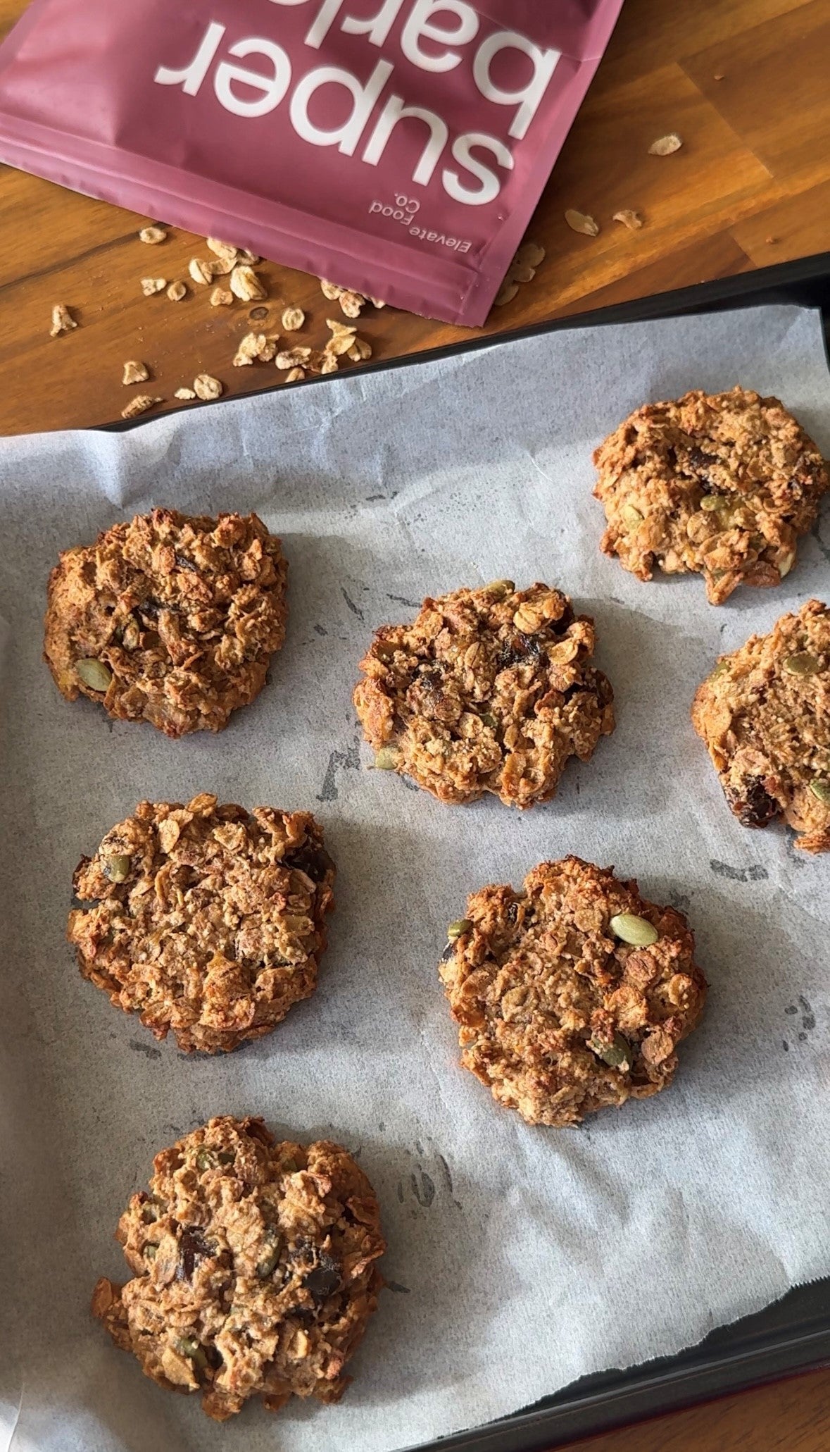 Super Barley Breakfast Cookies
