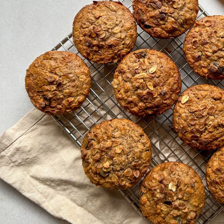 Super Barley Date and Cinnamon Muffins