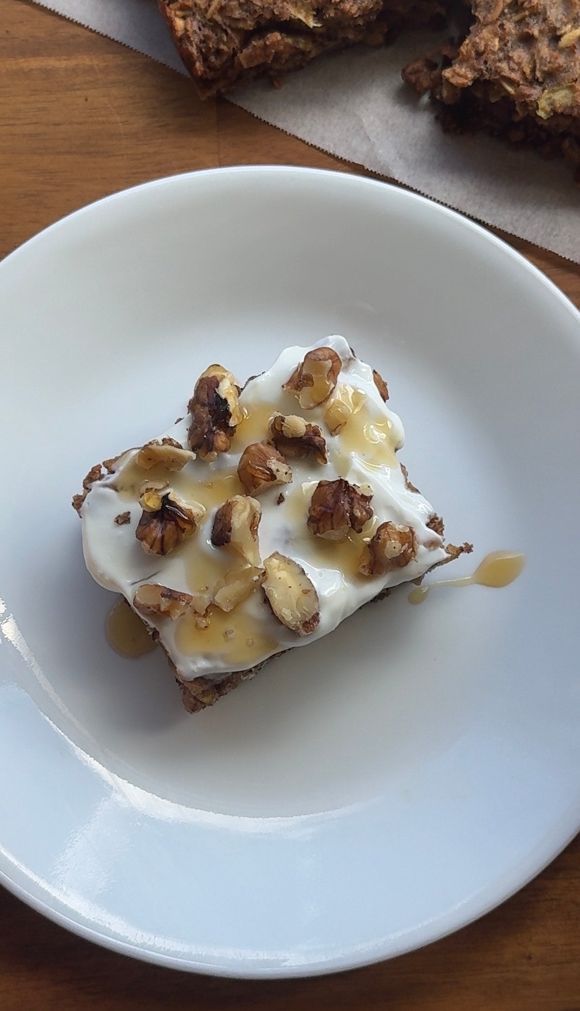 Maple, Apple & Walnut Slice