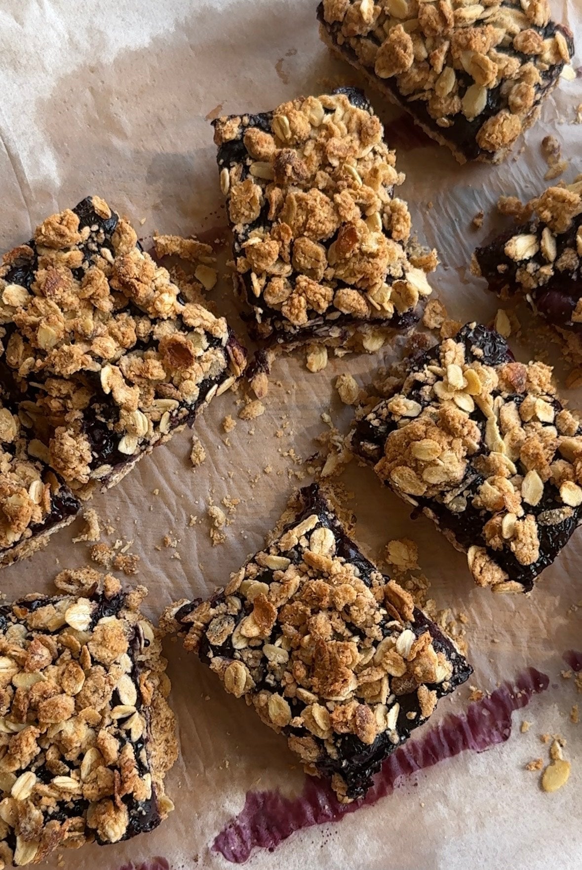 Blueberry Crumble Bars
