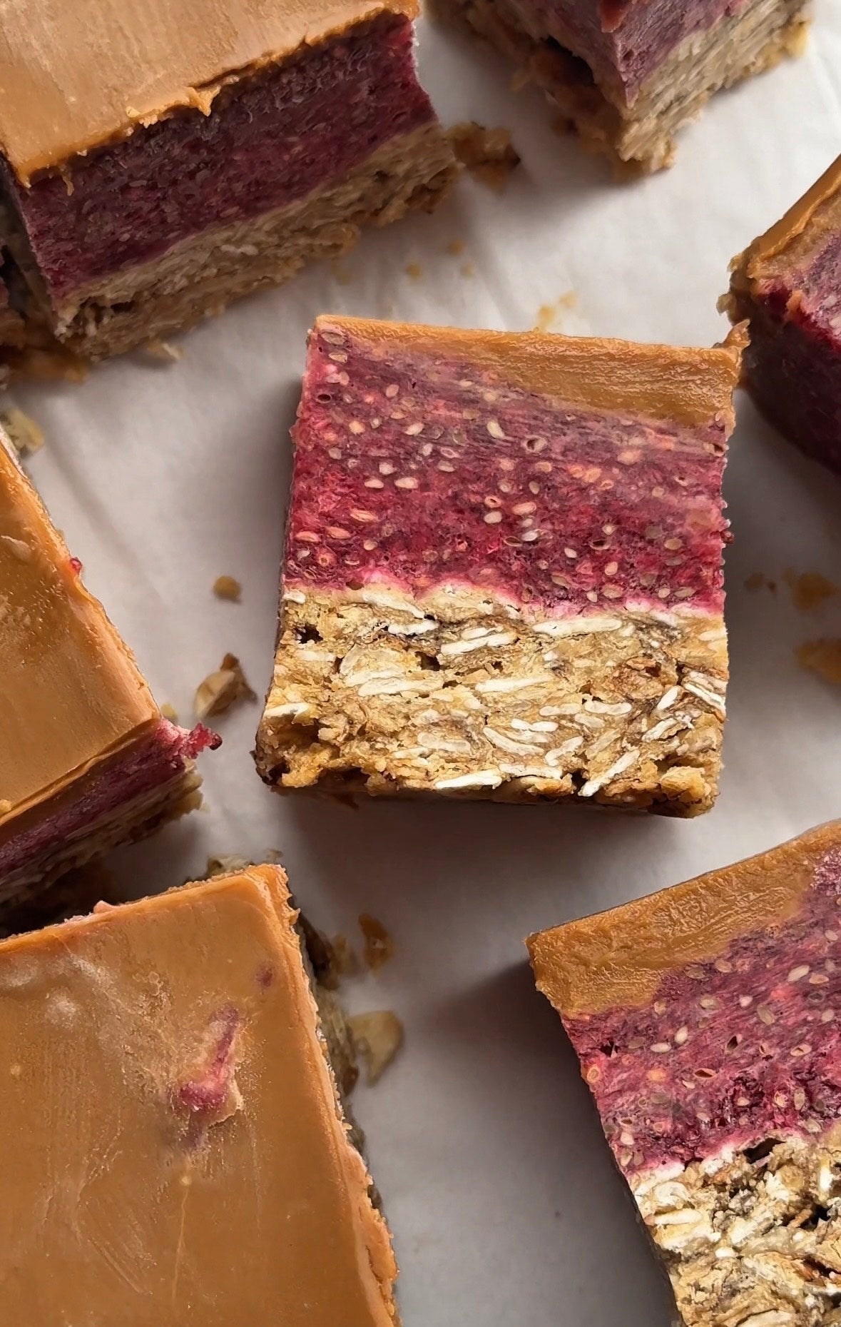 Raspberry & Biscoff Super Barley Bites