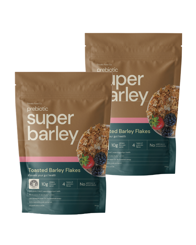 Toasted BARLEYMAX® Flake 350g (2 Pack Bundle)